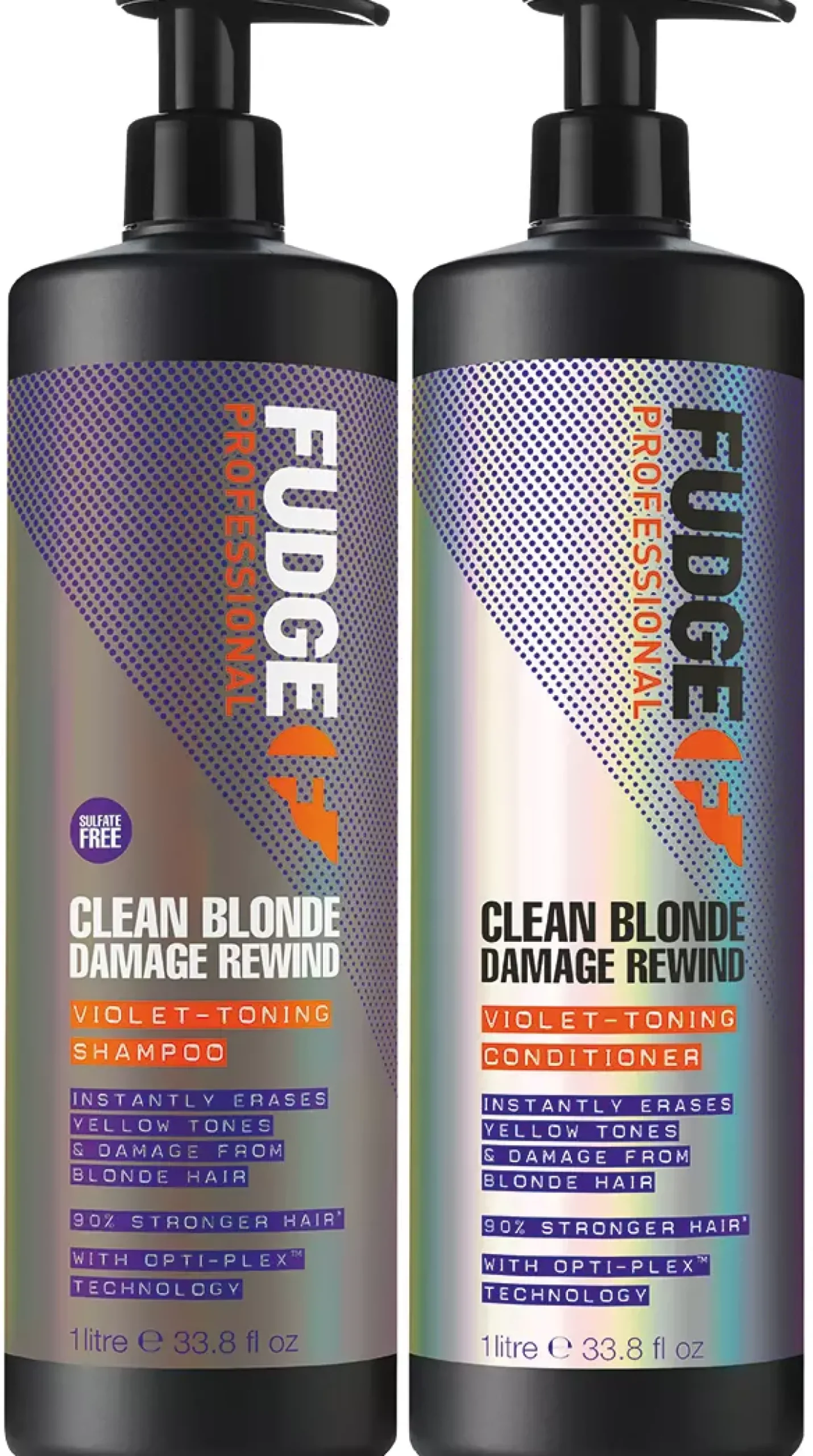 FudgeCare Clean Blonde Damage Rewind Duo