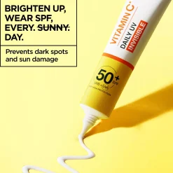 Garnier Vitamin C* Glow-Boosting Daily UV Fluid SPF50+ For Dull Skin Invisible 40 ml