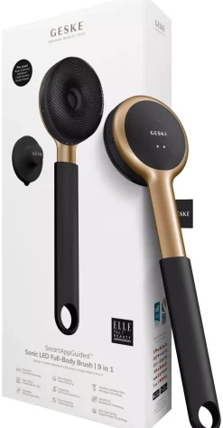 Geske 9 in 1 Sonic LED Full-Body Brush Gray