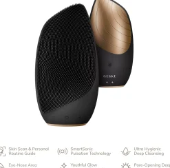Geske6 in 1 Sonic Thermo Facial Brush Gray
