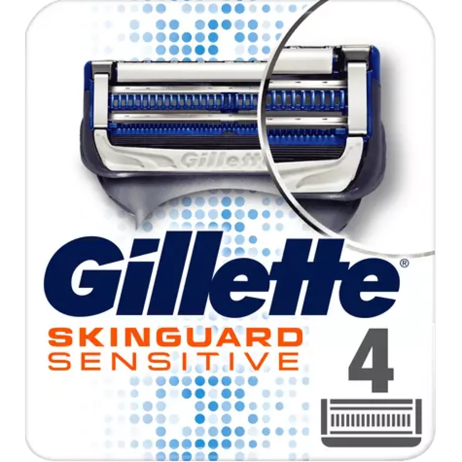 GilletteSkinGuard Sensitive Razor Blades 4-pack 4 stk