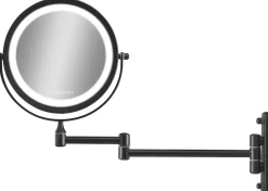 Gillian Jones Double-sided Wall Mirror with LED light Silver