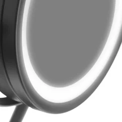 Gillian Jones Table Mirror With Led Light & X10 Magnification Black