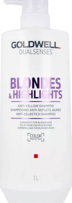 GoldwellDualsenses Blonde & Highlights Anti-Yellow Shampoo 1000 ml
