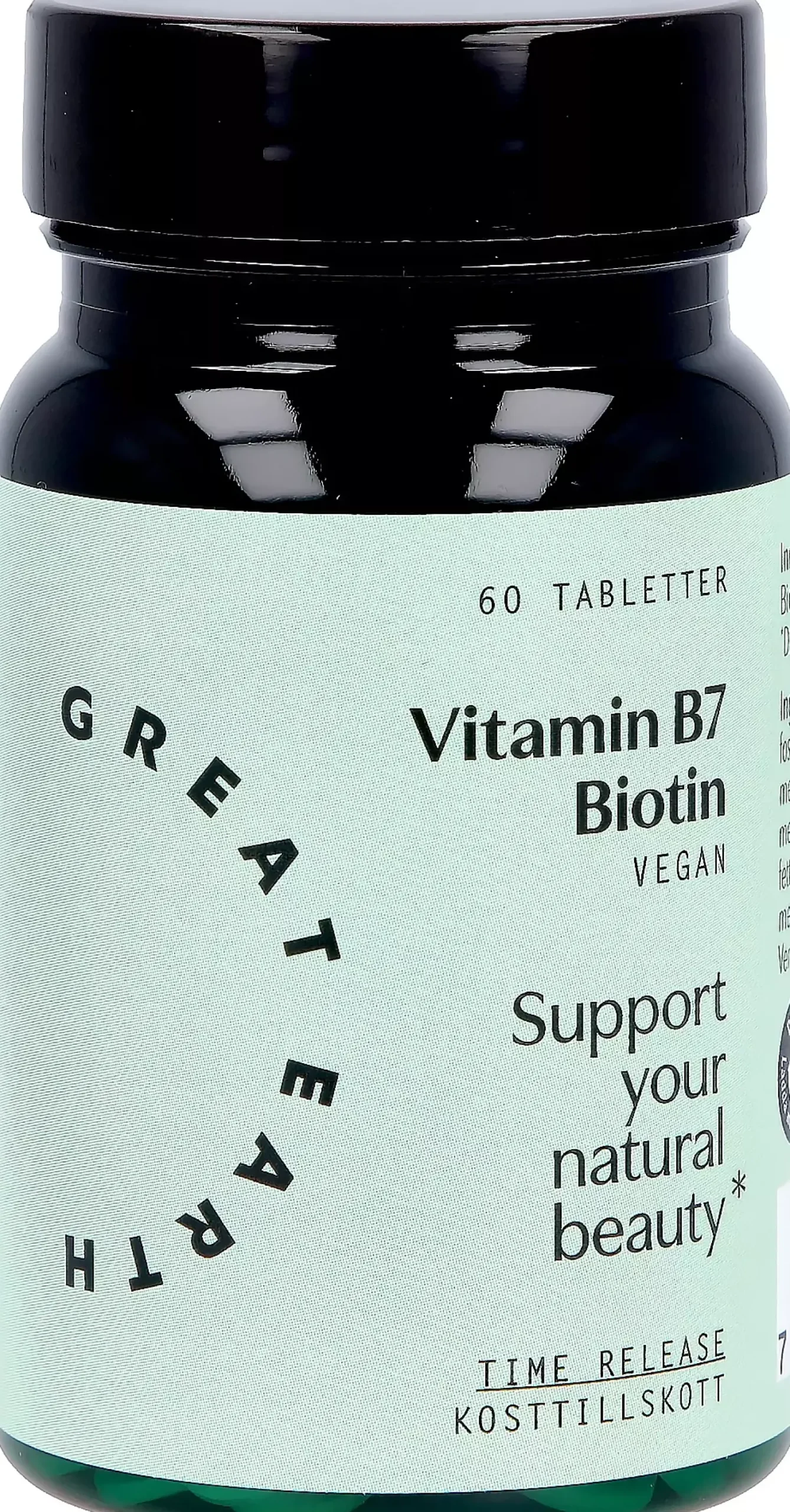 Great Earth Vitamin B7- Biotin 1000 mcg 60 tab