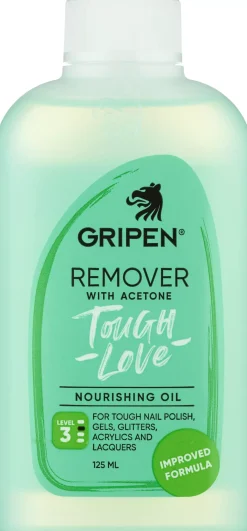 Gripen Remover With Acetone Tough Love 125 ml