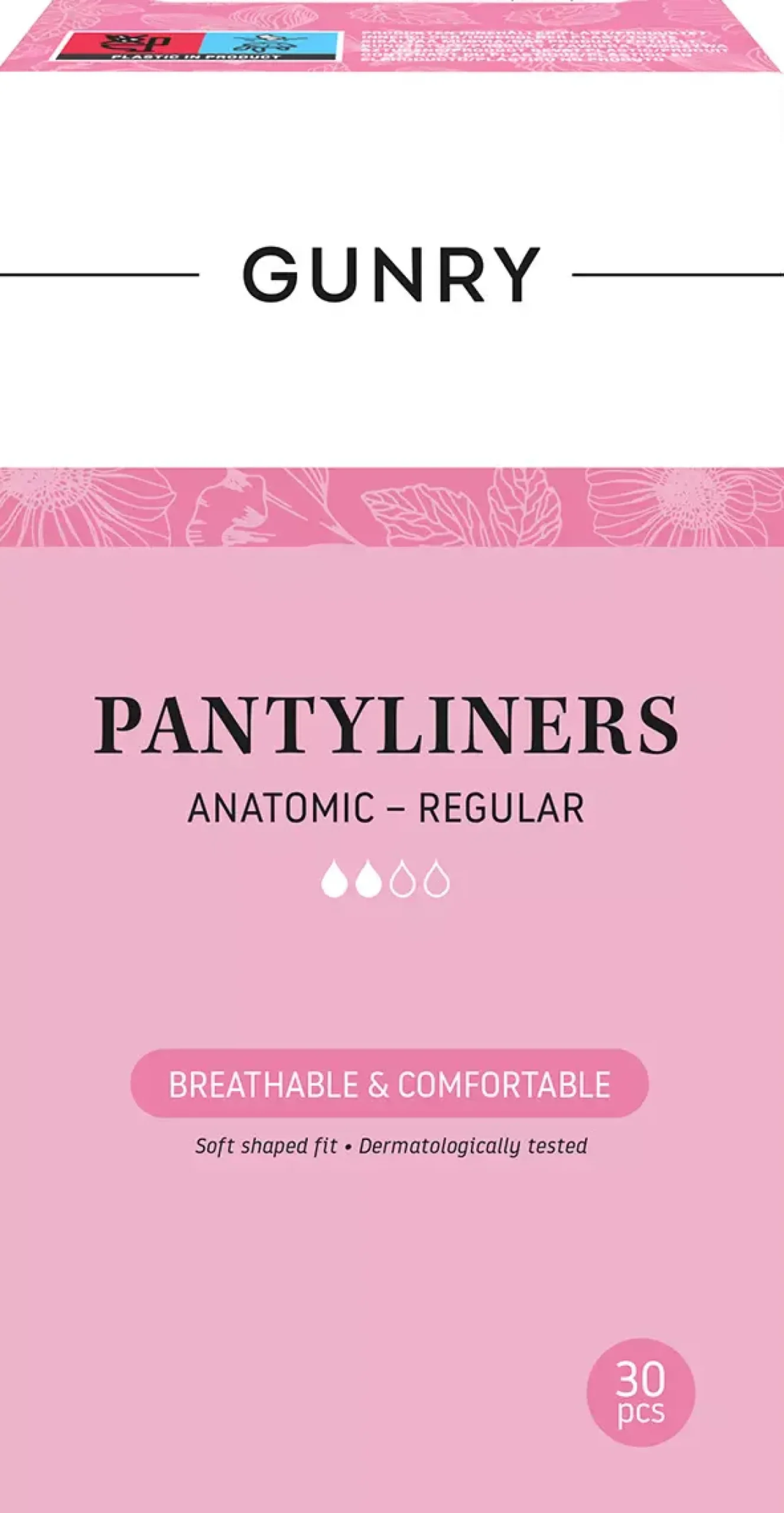 Gunry Pantyliners Anatomic