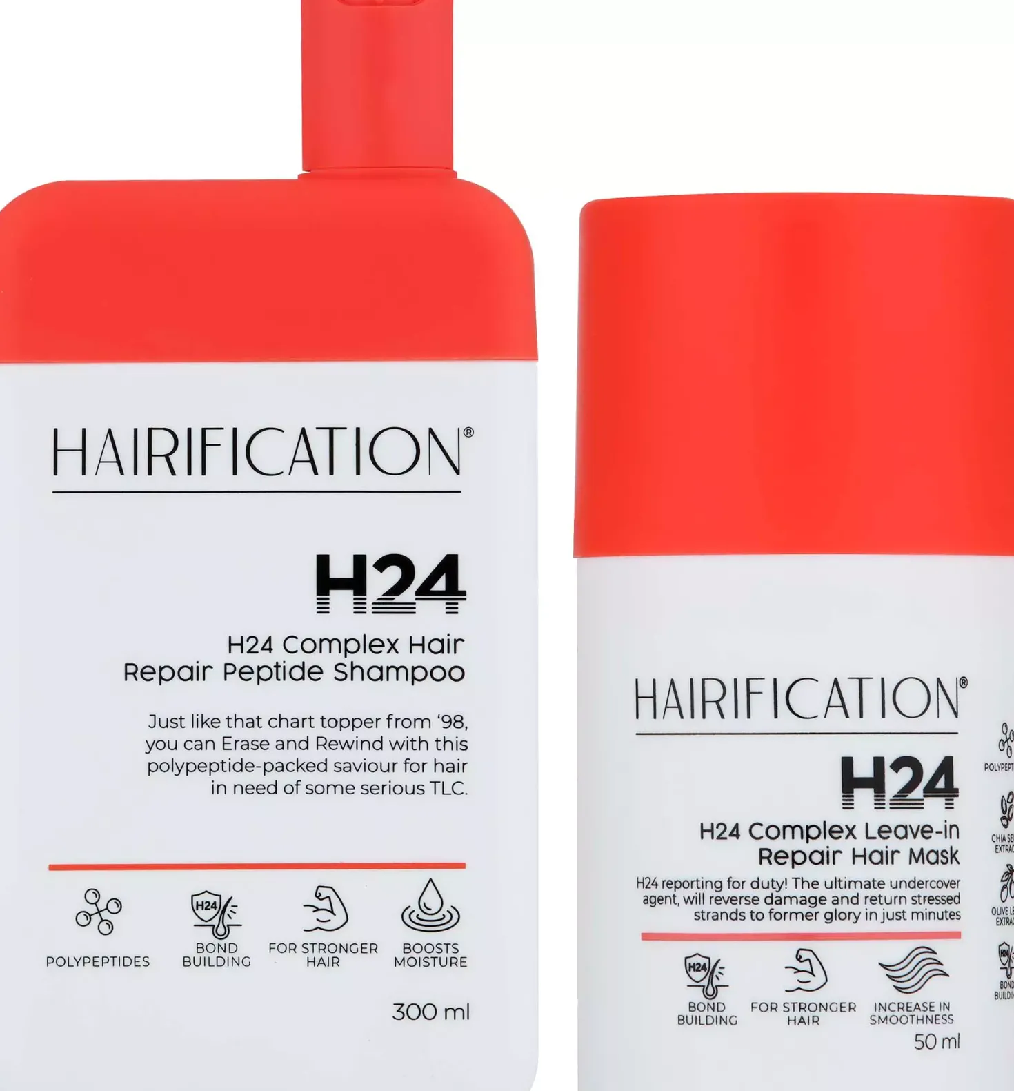 Hairification H24 Complex Bundle Hair Mask 50 ml & Shampoo 300 ml