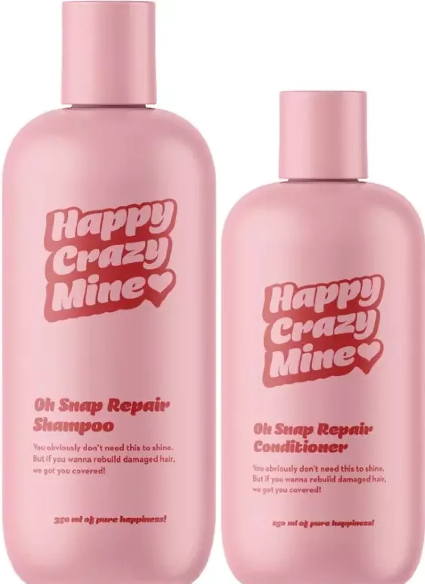 Happy Crazy MineOh Snap Repair Shampoo 350 ml & Conditioner 250 ml