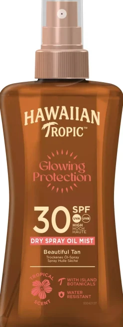 Hawaiian Tropic Glowing Protection Dry Spray Oil Mist SPF30 200 ml