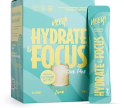 Heey! Hydrate & Focus Electrolytes Lemon Stick Pack 30 stk
