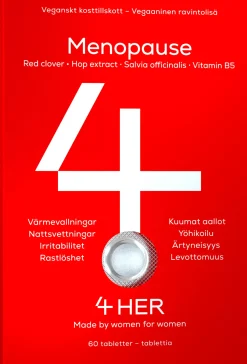 4Her Menopause supplement 60 stk