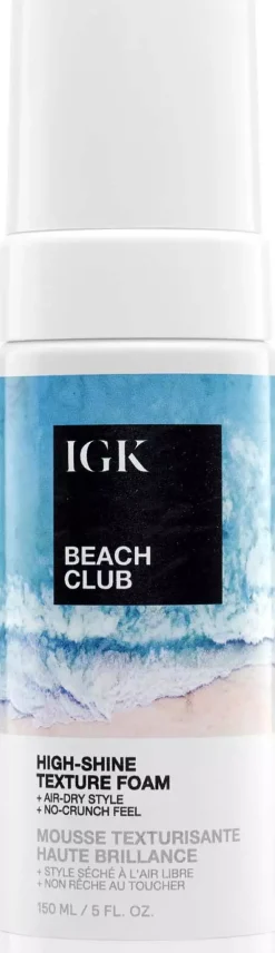 IGK Beach Club High-Shine Texture Foam 150 ml