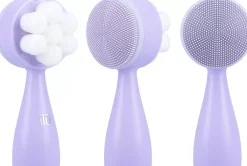 ilū Spa & Skincare Face Cleansing Brush Purple
