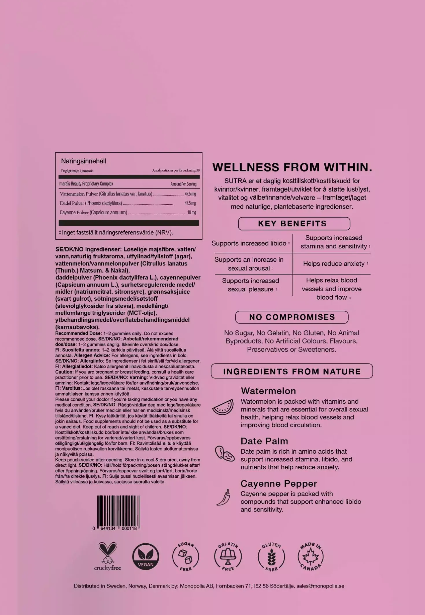 Imaraïs Beauty Sutra Sexual Wellness Gummies For Women 30-pack