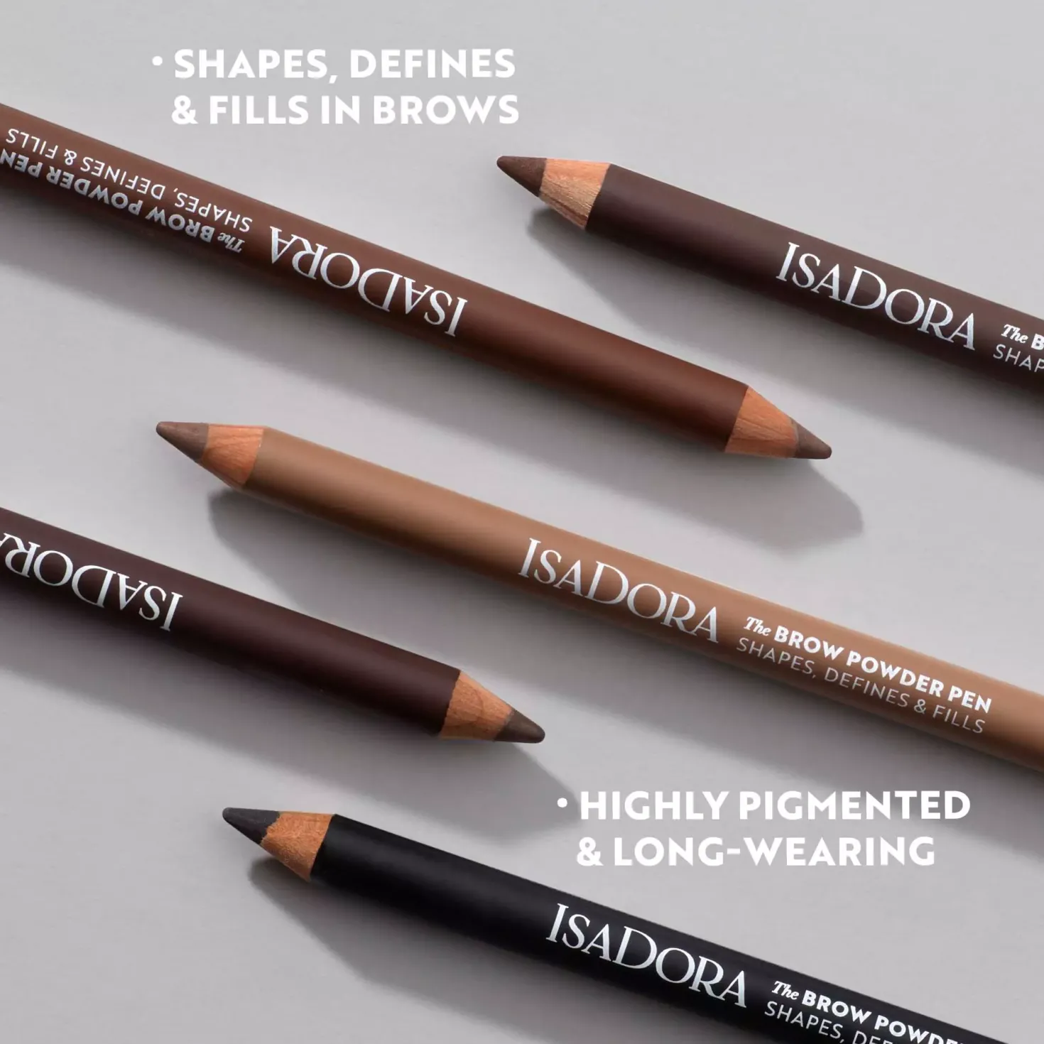 IsaDora The Brow Powder Pen, Shapes, Defines & Fills 01 Black