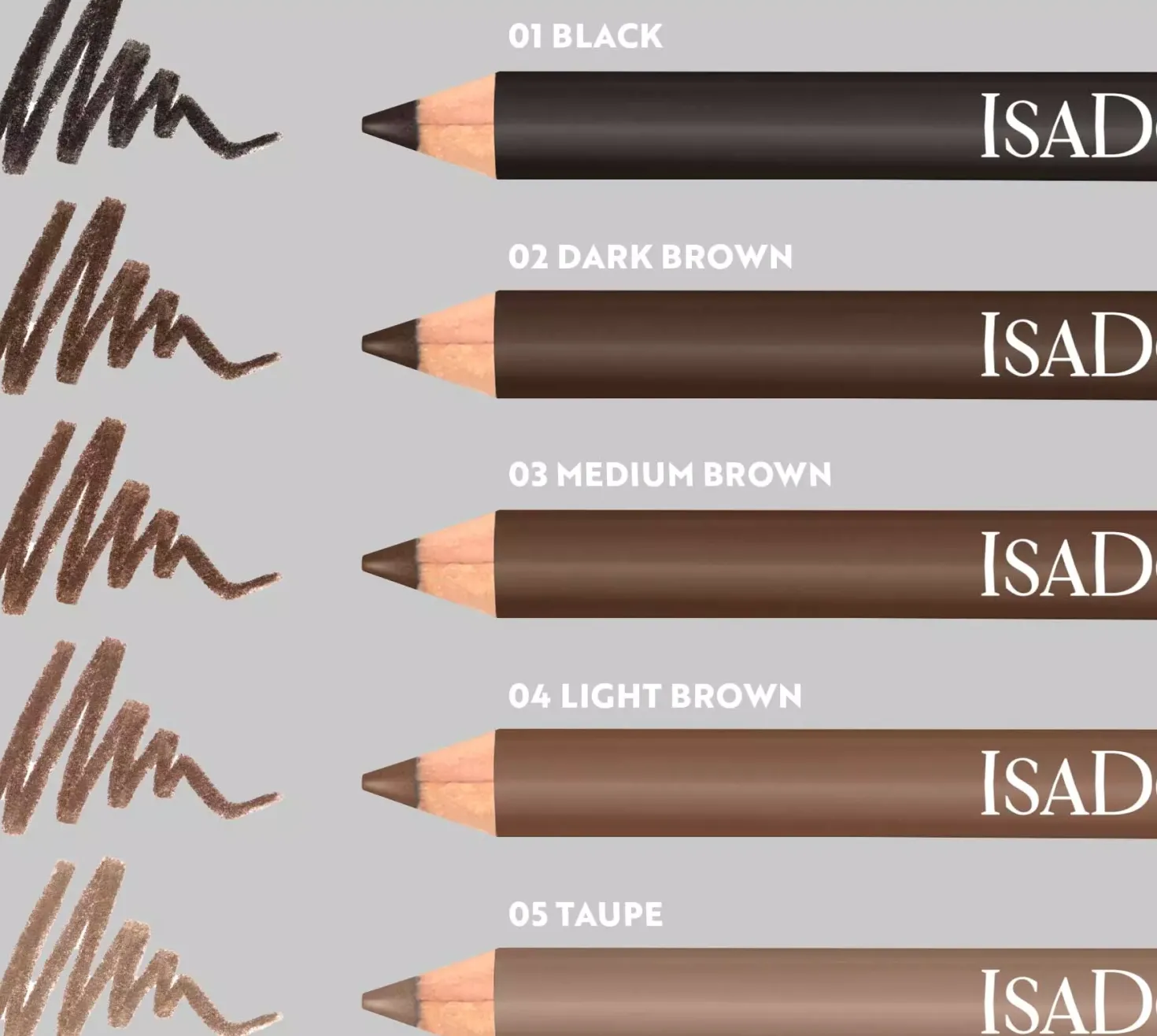 IsaDora The Brow Powder Pen, Shapes, Defines & Fills 01 Black