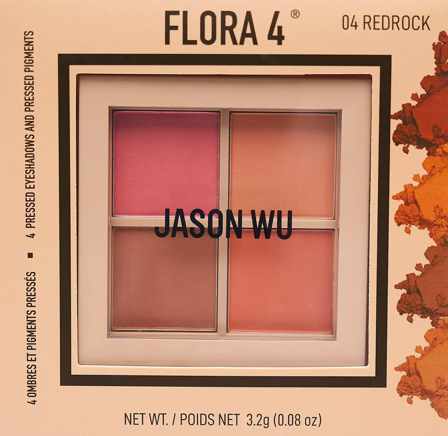 JASON WU BEAUTY Flora 4 Eyeshadow Palette Red Rock