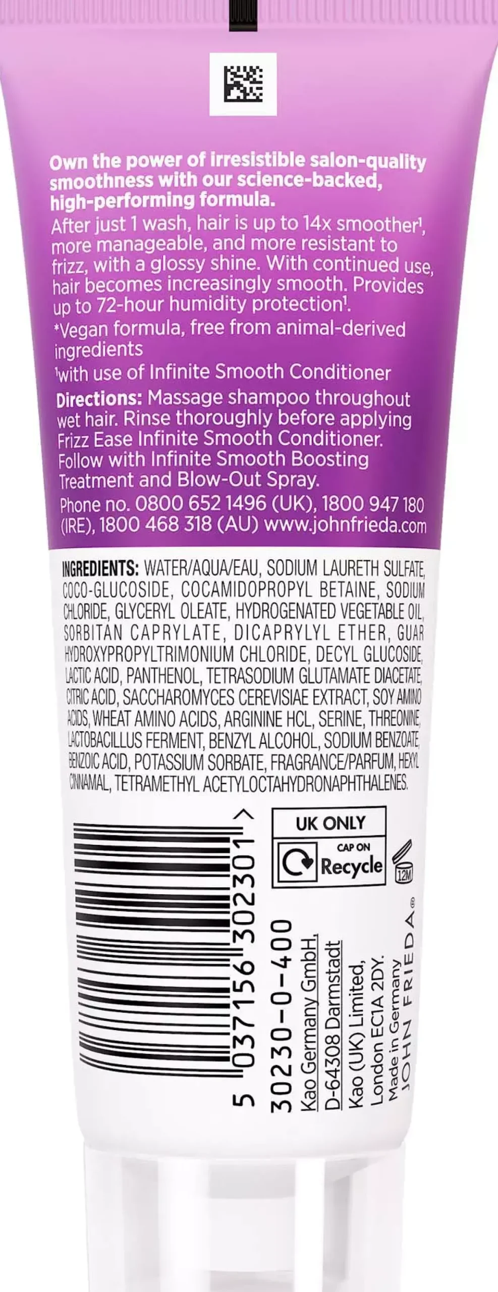 John FriedaFrizz Ease Infinite Smooth Shampoo 75 ml