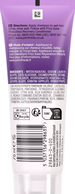 John FriedaFrizz Ease Miraculous Recovery Shampoo 250 ml
