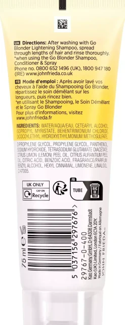John FriedaGo Blonder Lightening Conditioner 250 ml