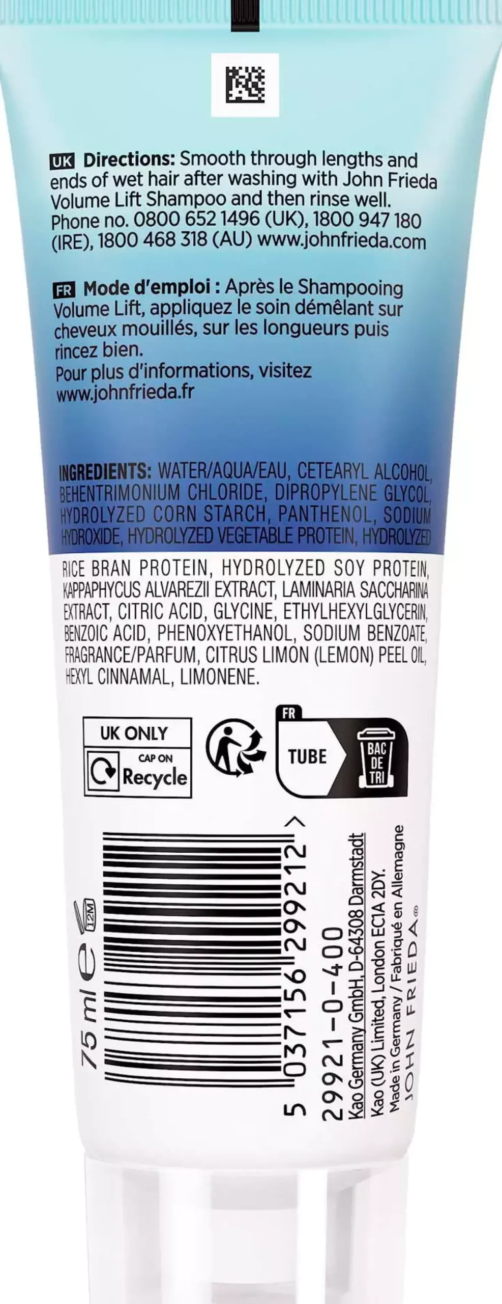 John FriedaVolume Lift Lightweight Conditioner 250 ml
