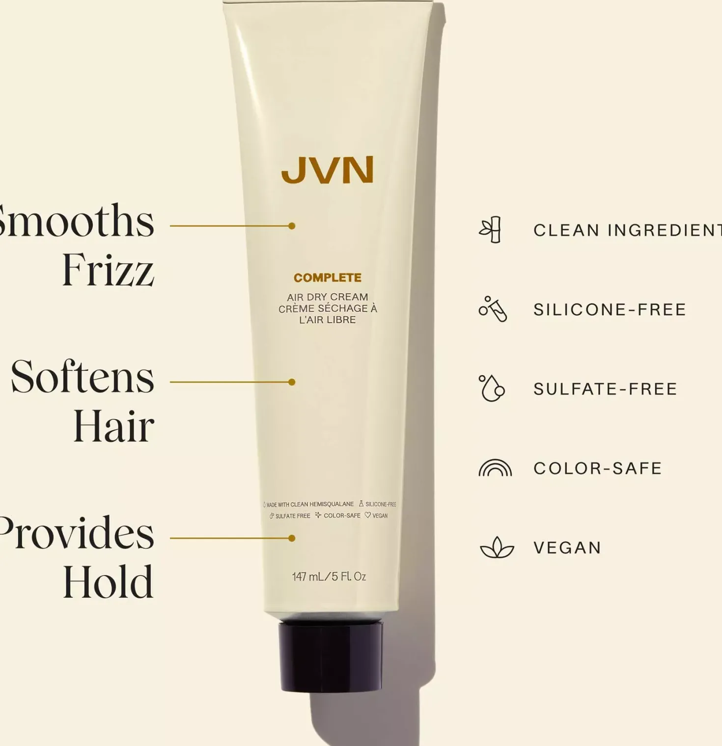 JVN Complete Air Dry Cream 147 ml