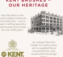 Kent Brushes Handmade Mens Folding Pocket Comb Fine