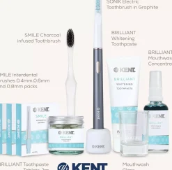 Kent BrushesKent Oral Care SONIK Electric Toothbrush Starter Kit in Graphite