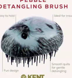 Kent Brushes Pebble Hedgehog Detangling Brush