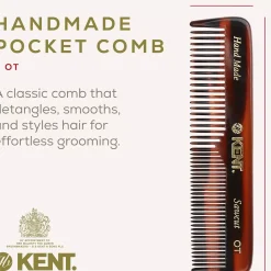 Kent Brushes Small Mens Pocketkam Coarse/Fine - Handmade