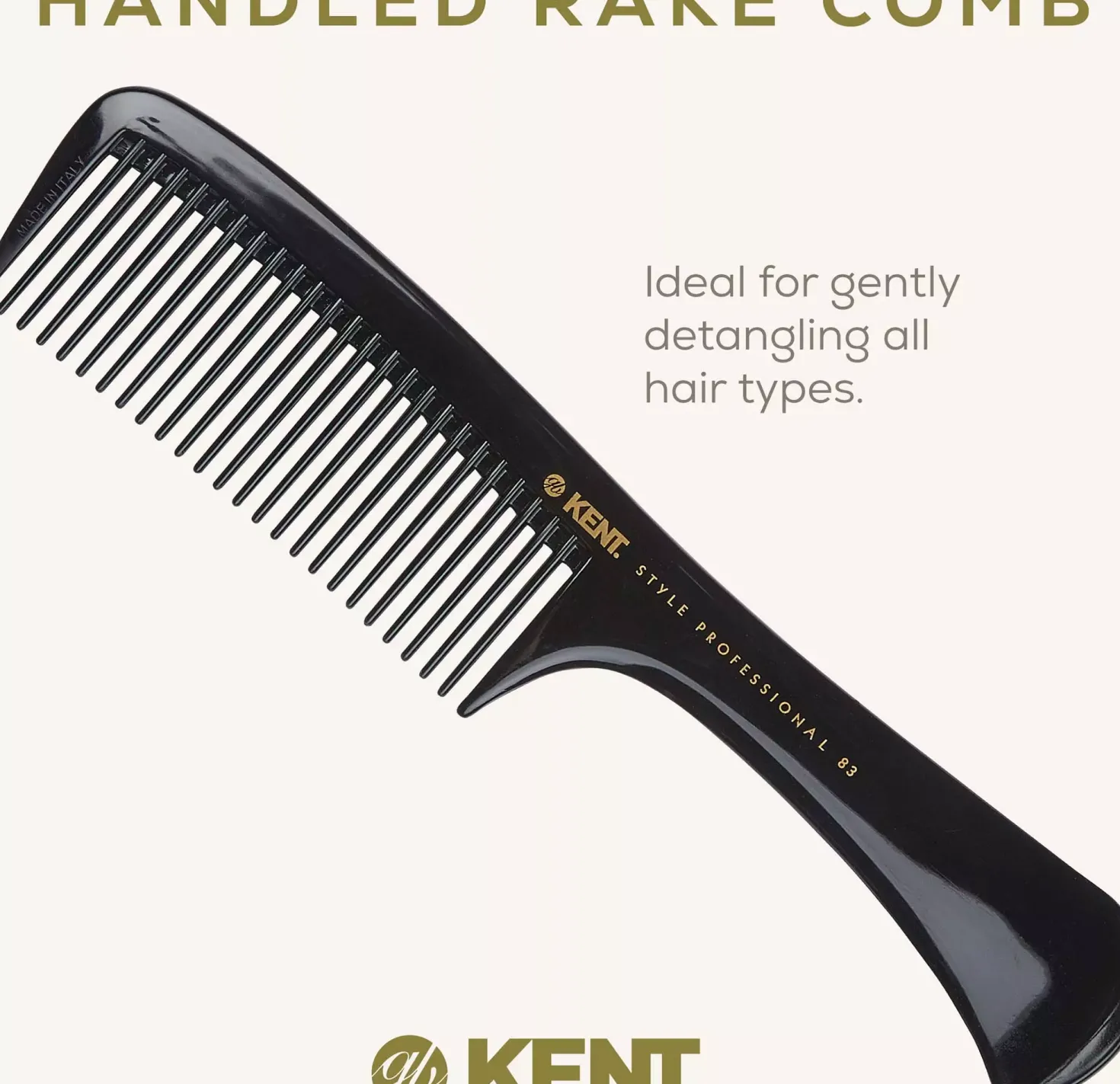 Kent Brushes Style Professional Rake Comb