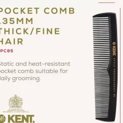 Kent Brushes Style Professional Pocket Styling Comb