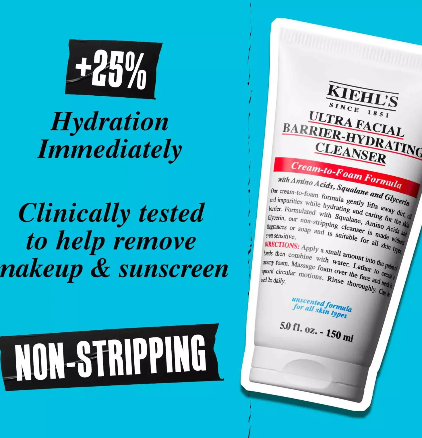Kiehl'sUltra Facial Barrier-Hydrating Cleanser 150 ml