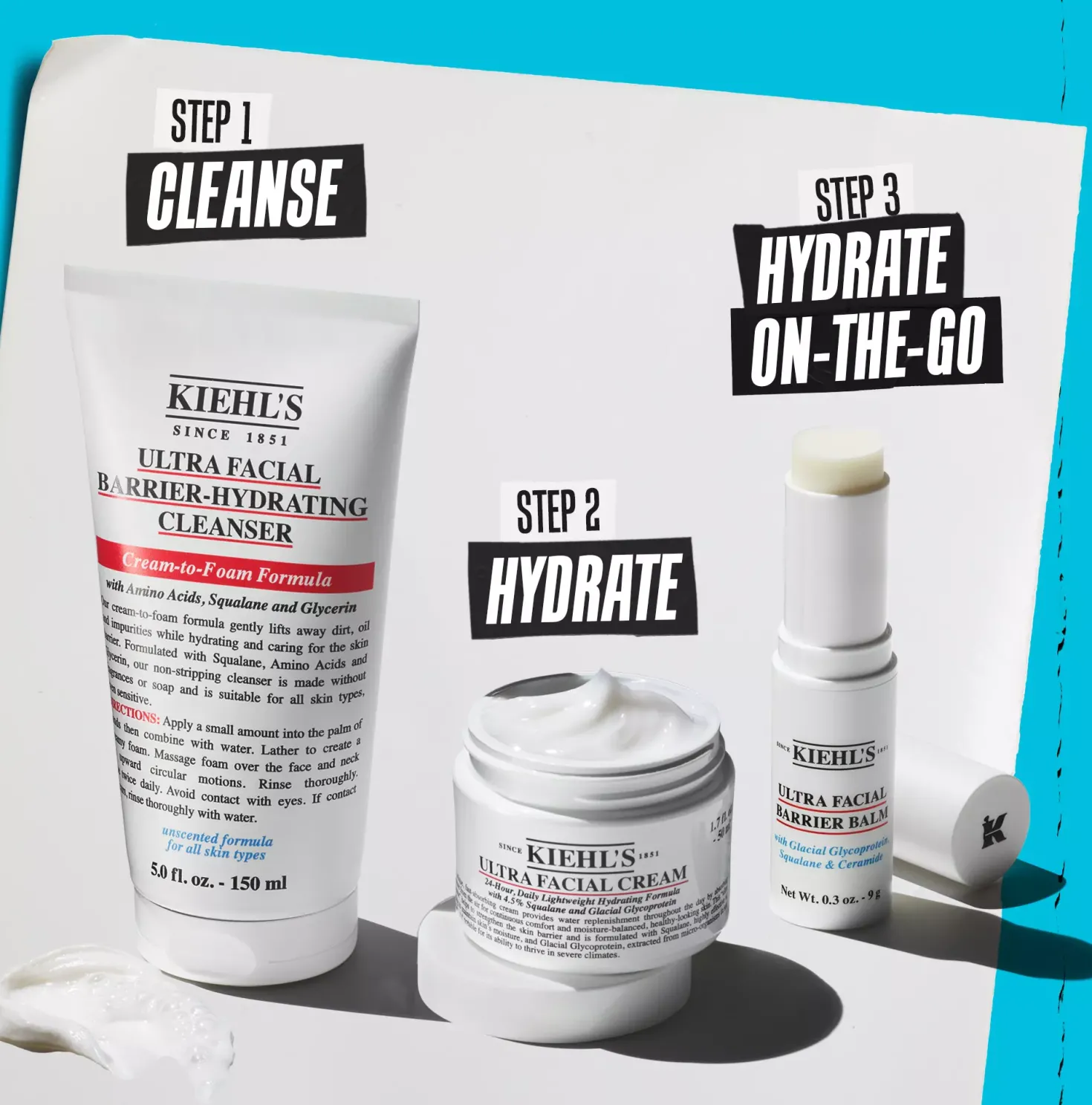 Kiehl'sUltra Facial Barrier-Hydrating Cleanser 150 ml