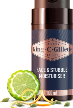 King C. Gillette Face & Stubble Moisturizer 100 ml