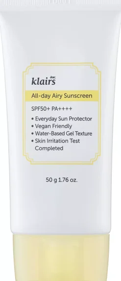 Klairs All-day Airy Sunscreen 50 ml