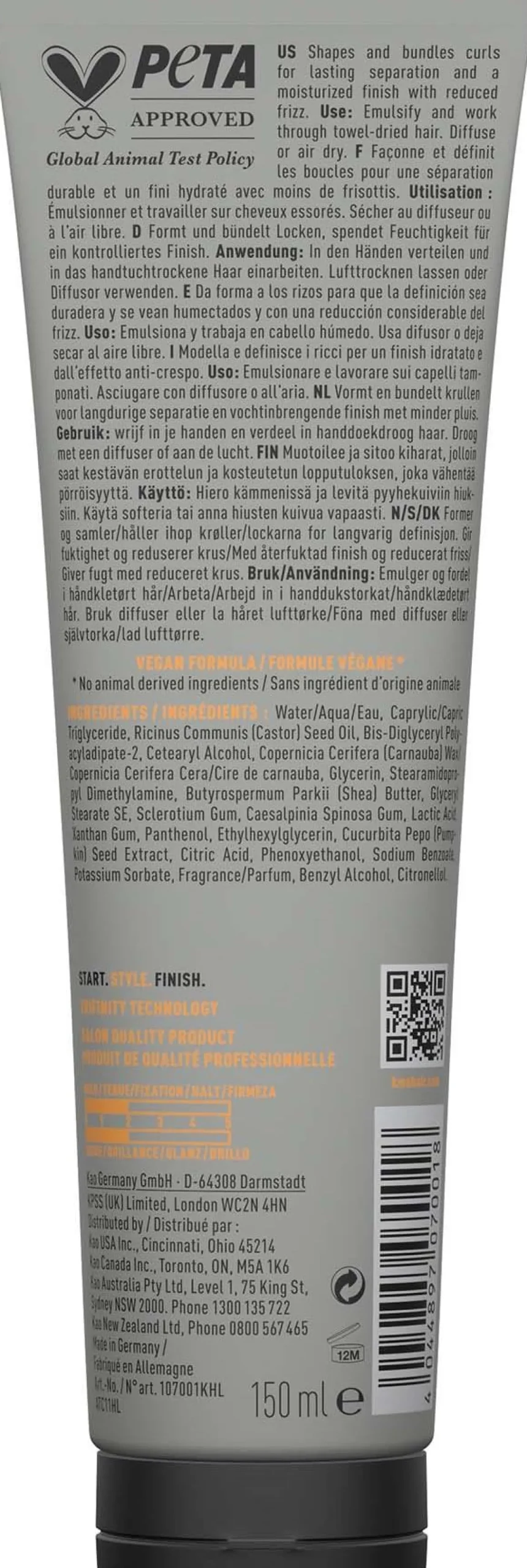 KMSCurlup STYLE Control Creme 150 ml