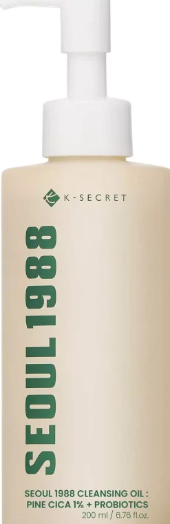 K-SecretSEOUL 1988 Cleansing Oil: Pine Cica 1% + Probiotics 200 ml