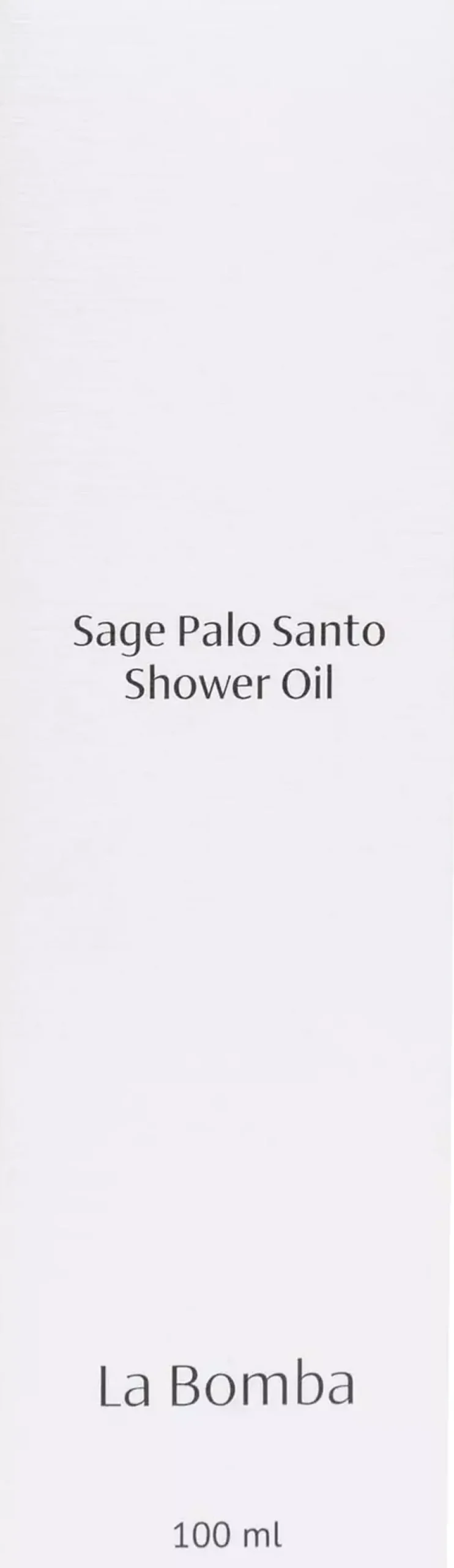 La Bomba Sage Palo Santo Shower Oil 100 g