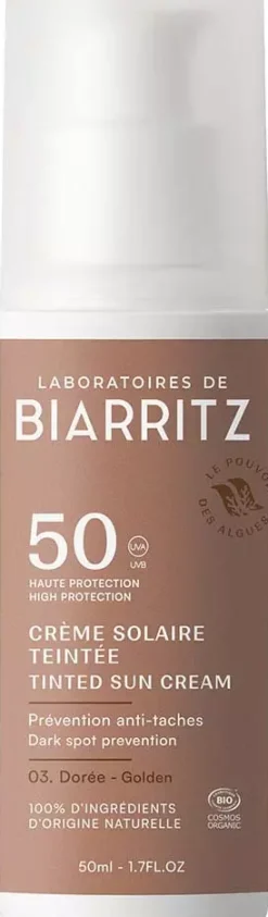 Laboratoires de BiarritzDERMO Suncare Tinted Face Sunscreen SPF50 Golden 50 ml