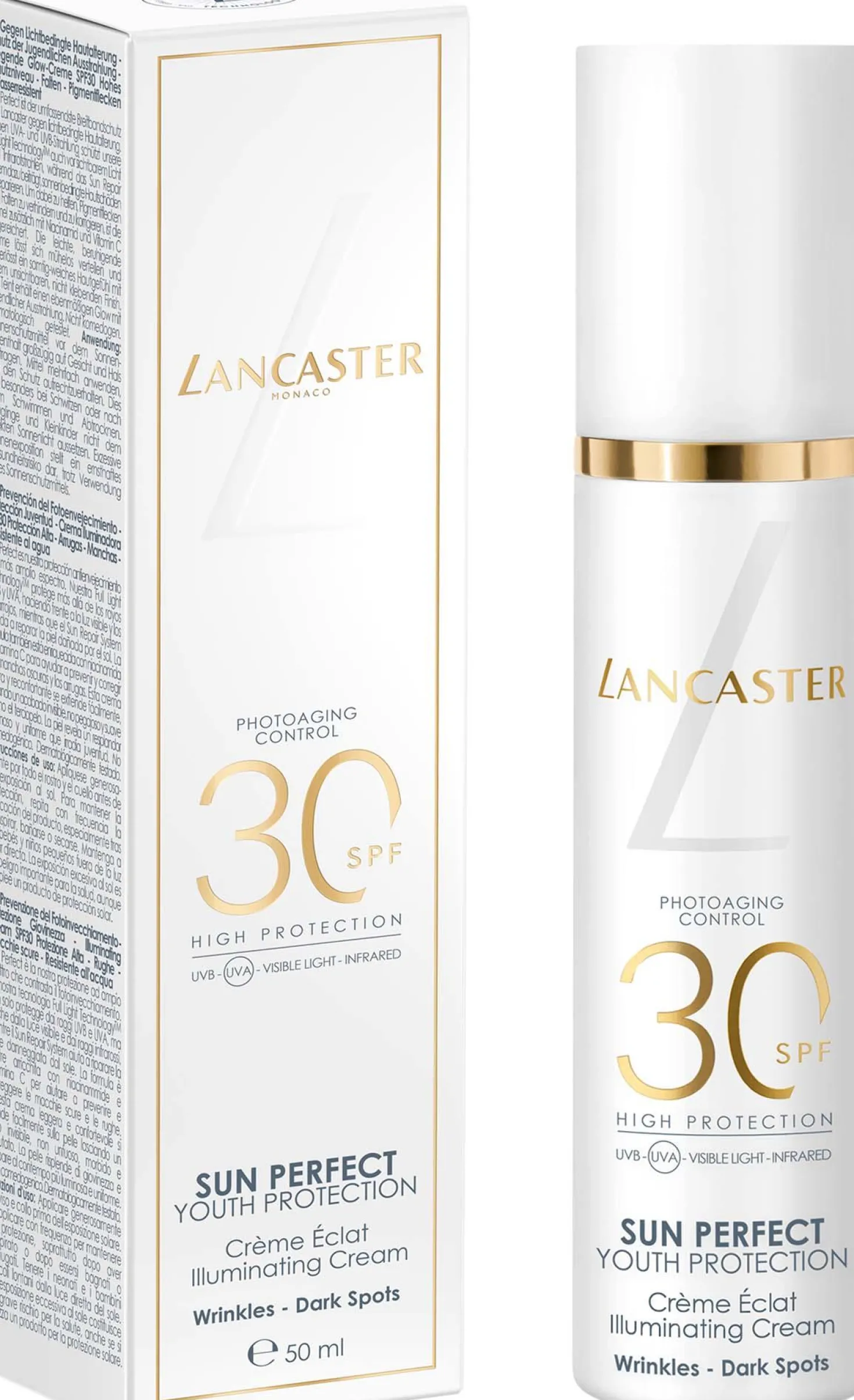 Lancaster Sun Perfect Illuminating Cream SPF30 High Protection 50 ml