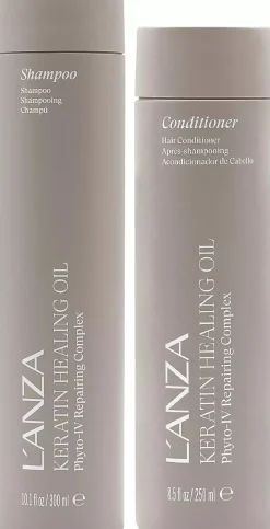 LanzaKeratin Healing Oil Bundle Shampoo 300 ml & Conditioner 250 ml