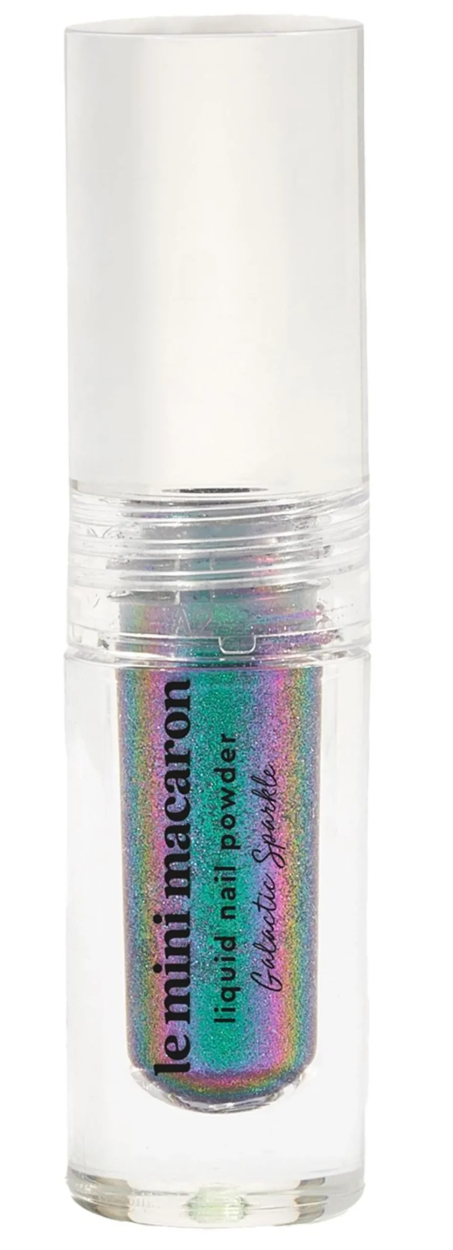Le Mini Macaron Liquid Nail Powder Galactic Sparkle