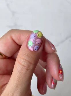 Le Mini Macaron Nail Art Stickers Flower Power