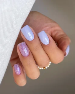 Le Mini MacaronStardust Collection Liquid Nail Powder Pink Euphoria