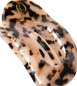 Lenoites Eco-Friendly Flat Hair Clip Bronze Leopard