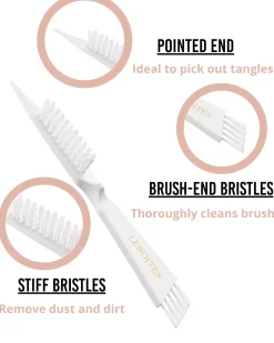 Lenoites Hair Brush Wild Boar Black