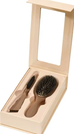 Lenoites Wild Boar Hair Brush with Cleaning Tool Limited Edition