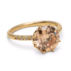 Lily and Rose Elenora ring - Champagne Guld 19 mm